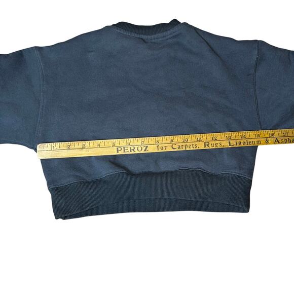 Zara Disney's Minnie Mouse sequined bling Los Angeles crop sweatshirt size 6 - Picture 4 of 7